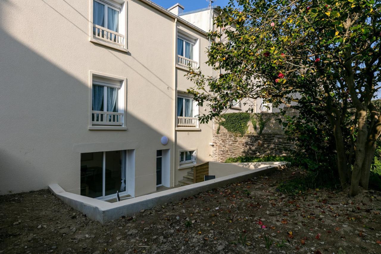 La Belle Poule : Chambre spacieuse avec sdb privative, cuisine et salon partagés, terrasse, proche facs et centre Brest Extérieur photo