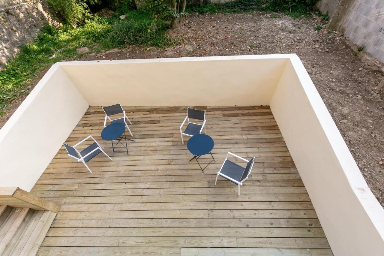 La Belle Poule : Chambre spacieuse avec sdb privative, cuisine et salon partagés, terrasse, proche facs et centre Brest Extérieur photo