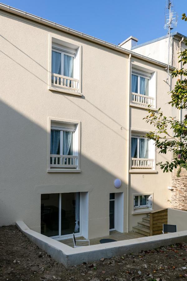 La Belle Poule : Chambre spacieuse avec sdb privative, cuisine et salon partagés, terrasse, proche facs et centre Brest Extérieur photo